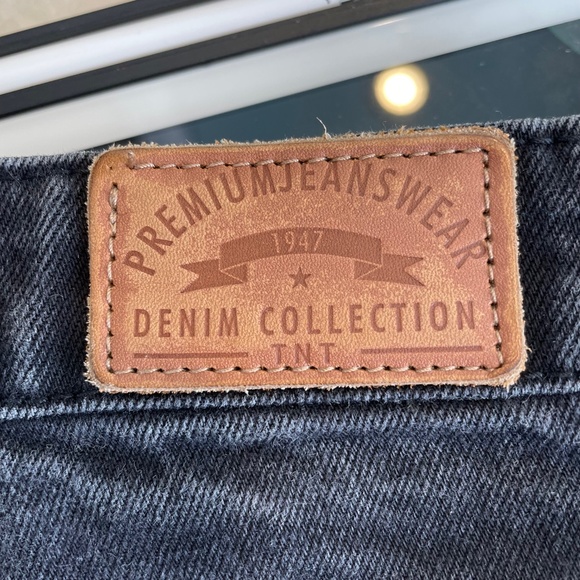 Faded Black Destroyed Jean Shorts - Picture 3 of 6